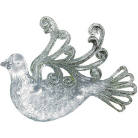 Ёлочное украшение "Голубь" 11см 2 цвета Y5133-17