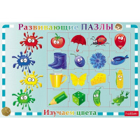 Пазлы 16 эл. "Изучаем цвета" 20х30см в рамке ИнПР_19401/055686