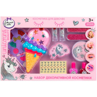 Косметика для девочек (тени для век, помада, лак для ногтей 2шт, аппликатор) ZY1449835-UNI-ML-DM