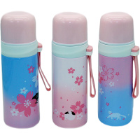 Термос 350мл с рисунком, 4цв, металл Y9783-19