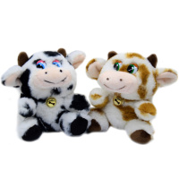 Бык с бубенчиком 12см, 2 цвета c1568-48