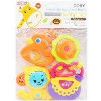 Набор погремушек 23х18см 5шт/уп., пластик Y9683-19