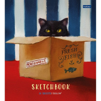 Скетчбук А5 16,5х20см 80л 100г/м2 "Узнай себя!" на закрытом гребне, твердая обложка 077647