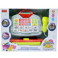 Набор "Супермаркет" на бат. калькулятор, сканер, касса с деньгами, LCD дисплей ZY817142
