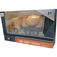 Машина "Стройка. Бетоновоз" инерционная, пластик 12х6,5х5см, ассорти LT354447