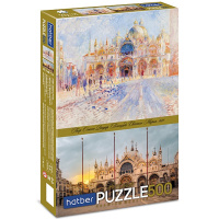 Пазлы 500 эл. "Premium. Art&Photo-Ренуар. Площадь Святого Марка" 33х48см 500ПЗ2_28283/077402