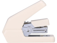 Степлер №10 15л глубина 30мм, со скобами, энергосберегающий, бежевый E0273