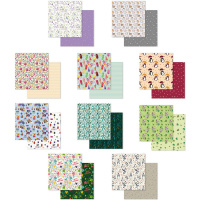 Бумага упаковочная 70см х 1м "Ассорти" двухсторонняя глянцевая 10 дизайнов DWP-06/01