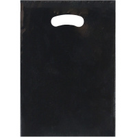 Пакет подарочный 17,5х25см фольга черный Y10436-24