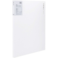 Папка 40 вкладышей "Nusign" А4 пластик белая, нумерация страниц ENS190-40-WH