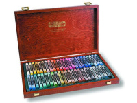 Пастель 48 цветов "Toison D'or" мягкая, круглая, дерево 8596