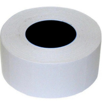 Этикет-лента 23х16мм, в рулоне белая 3209