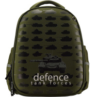 Рюкзак "Танчики" 30х38х20см, 1000гр, 2 отделения, 2 кармана, темно-зеленый 12-001-044/11