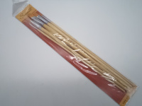 Набор кистей синтетика 5шт. №3 (плоская № 4,8,12, круглая № 2,6) 8745470