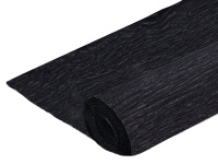 Бумага гофрированная 50х250см 037, черная Y1754-14