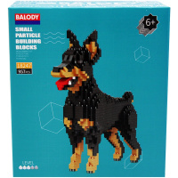 Конструктор 3D "Собака-3" 957 деталей 15х14х8см пластик 18247BA