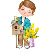 Плакат "Мальчик со скворечником" 334х494мм 59.334.00