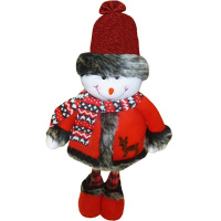 Сувенир "Снеговик" h-47-80см на телескопических ногах Y8463-19