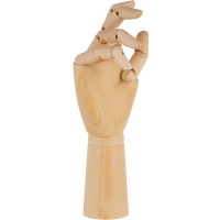 Рука высота 18см, правая, дерево Y8684-19