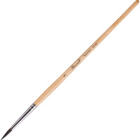 Кисть белка микс круглая №3 короткая ручка 211203