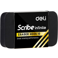 Ластик "Scribe Infinite" прямоугольный, 30х11х46мм черный EH00610