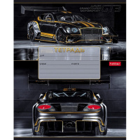 Тетрадь А5 12л клетка "В мире авто" на скобе 5 дизайнов 12Т5В1/080067