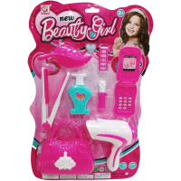 Набор "Парикмахер" 28х33см 8 предметов, пластик Y9711-19