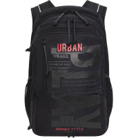 Рюкзак "Urban" 31х42х22см, 780гр, 3 отделения, 3 кармана, черный/красный RU-338-3 /1