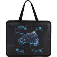 Папка с ручками 26х33х10см "First Sport bike" пластик 0,48мм 260370