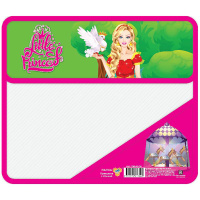 Папка на липучке А5 230х190х90мм "Принцесса с птичкой" 2 отделения, пластик ПМ-А5-36