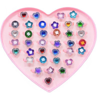 Кольцо с камнем, цвет ассорти Y4059-16