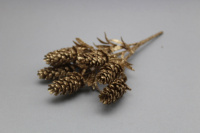 Ветка декоративная Шишки 33см 4 цвета Y5351-17