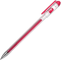 Ручка гелевая "Solo" 0,5мм красная, трехгранный корпус, чернила fast dry 058622