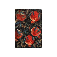 Обложка д/паспорта вертикальная 14х10см "Flora. Гранат" искусственная кожа 3-620/03