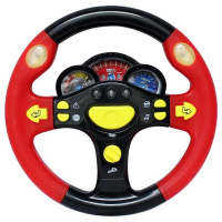 Руль музыкальный "Би-Бип" 25см пластик (свет, звук) Y6036-17