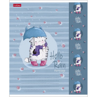 Тетрадь А5 18л клетка "Приключения кота Пирожка" на скобе 5 дизайнов 18Т5В1/067615