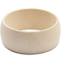 Заготовка для декорирования "Браслет выпуклый" 5см липа ДЗл - ББр5,0