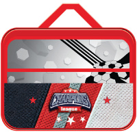 Папка д/труда А4 "Лига чемпионов" 335*260*60 с ручками, ткань ПТР-111