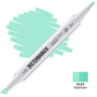 Маркер спиртовой двухсторонний "Sketchmarker" морская пена SM-G123