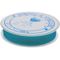 Эластомерная нить 0,6ммх8м, голубая XC2391