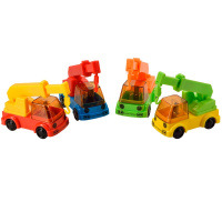 Точилка 1 отв. "Funsharp. Подъемный кран" 37х70х60мм пластик 4 цвета 35-0031