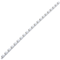 Пружины 8мм (45л) белые, пластиковые 100шт/уп. 2053