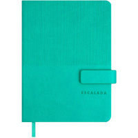 Ежедневник недатированный А6+ "Escalada" 240стр., бирюзовый, искусств.кожа "Виннер" магн. застежка