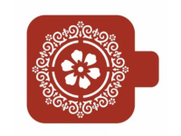 Трафарет пластиковый 9х9см с ручкой М9О-34