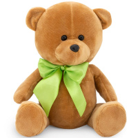 Медведь Топтыжкин 17см коричневый с бантиком MA2002-187/17