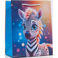 Пакет подарочный "Зверята" 18х23х10см 4 вида Y10560-24