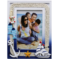 Рамка для фото 10х15см "Морская" 16х21см дерево Y10288-24