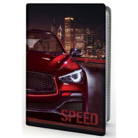 Визитница 28 визиток 7х10см "Скорость" пвх 2878-5 Визитница 28 визиток 7х10см "Скорость" пвх 2878-5