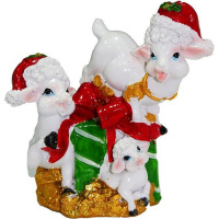 Копилка керам. Овечка в колпаке 11см 2 вида Y1316-14/Y019