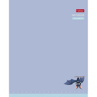 Тетрадь А5 48л клетка "Мышонок Creepy" на скобе ламинация Soft-touch 5 дизайнов 092145